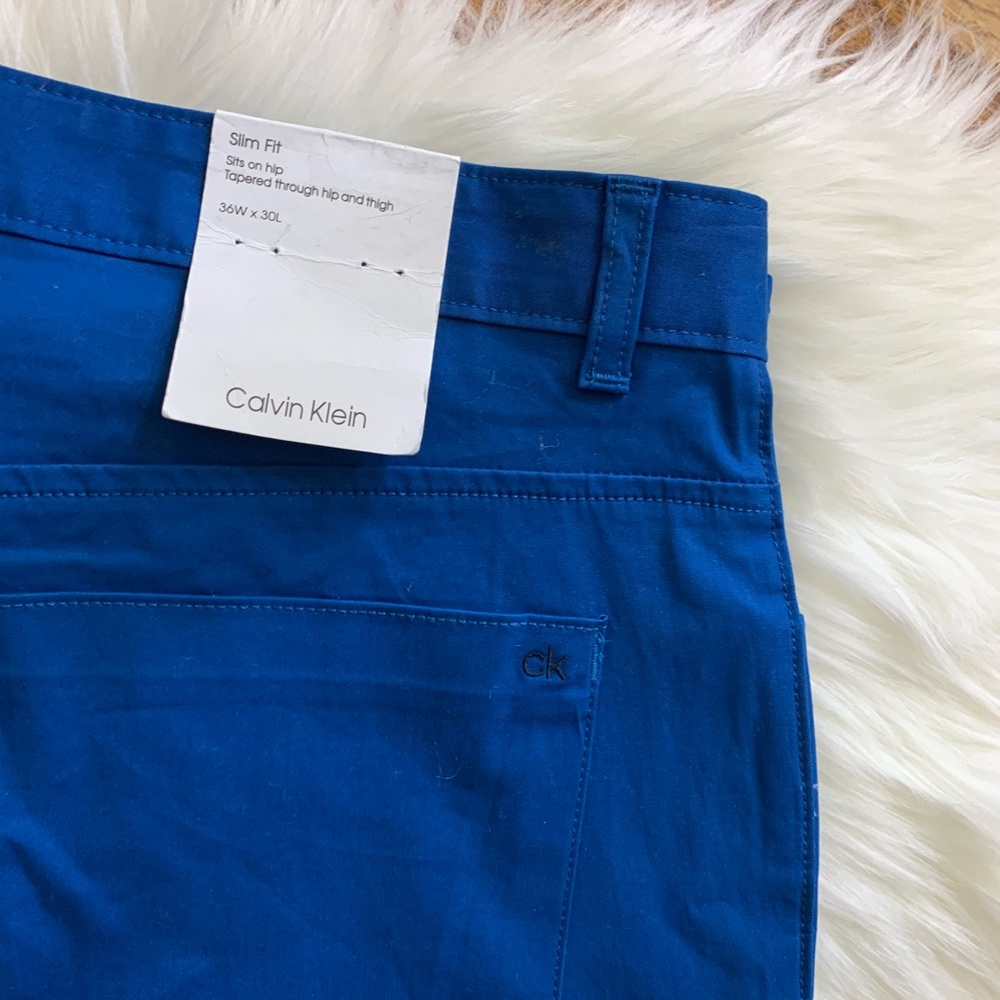 Sold🚫Calvin Klein Stretch Sateen slim fit  Pants - Picture 3 of 7